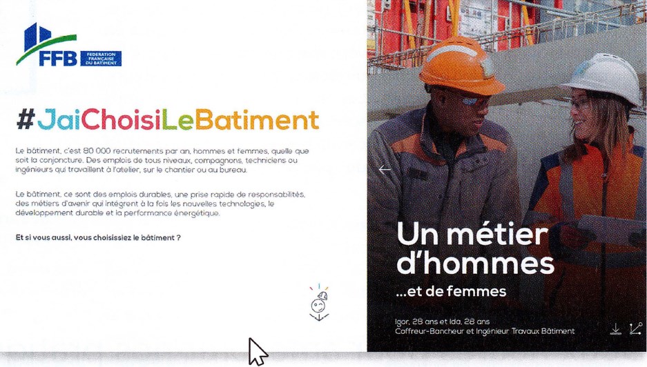 PROMOTION DES MÉTIERS : «J’ai choisi le bâtiment»