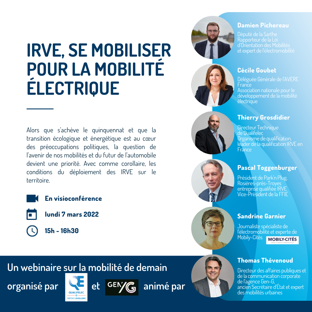 Webinaire Qualifelec le lundi 7 mars 2022