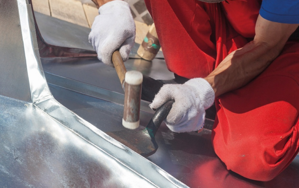 Couverture : Les travaux de zinguerie  en couverture