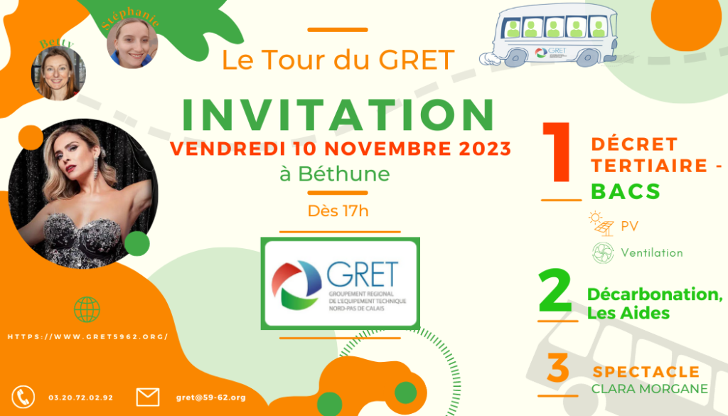 Invitation Tour du GRET - Décret Tertiaire